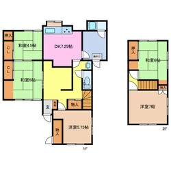 二見町貸家の物件間取画像